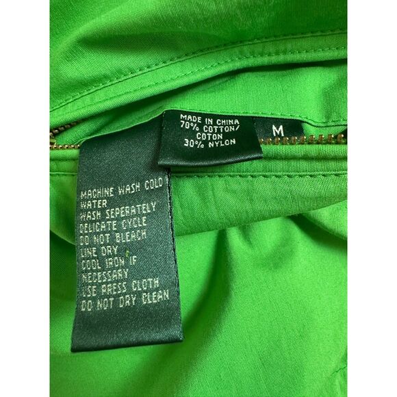 Vintage Ralph Lauren Green Blue Reversible Utility Vest with Pockets size M - Picture 4 of 12